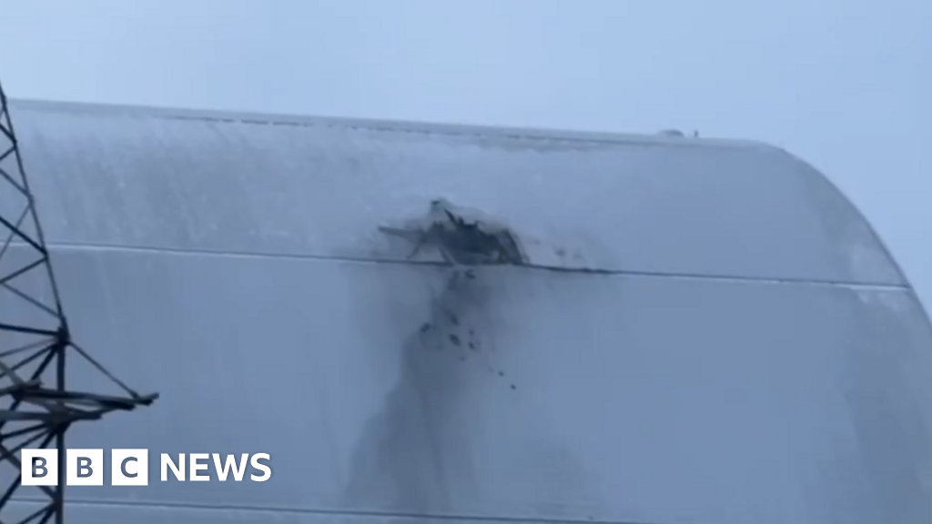 Reactor Shield Chernobil that hit Russian drone, says Ukraine star-news.press/wp