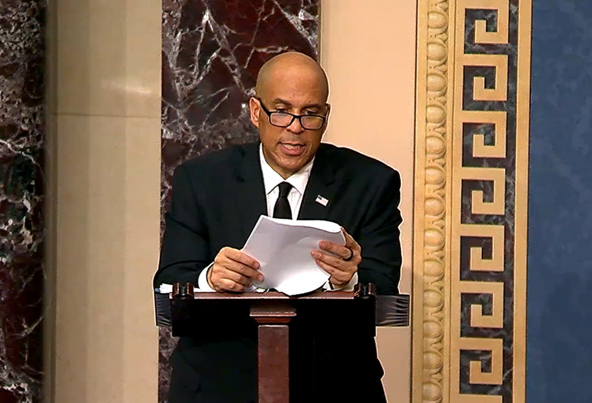 How long was the "Filibuster" Cory Booker '? Democrat interrupts the Senate Speech star-news.press/wp