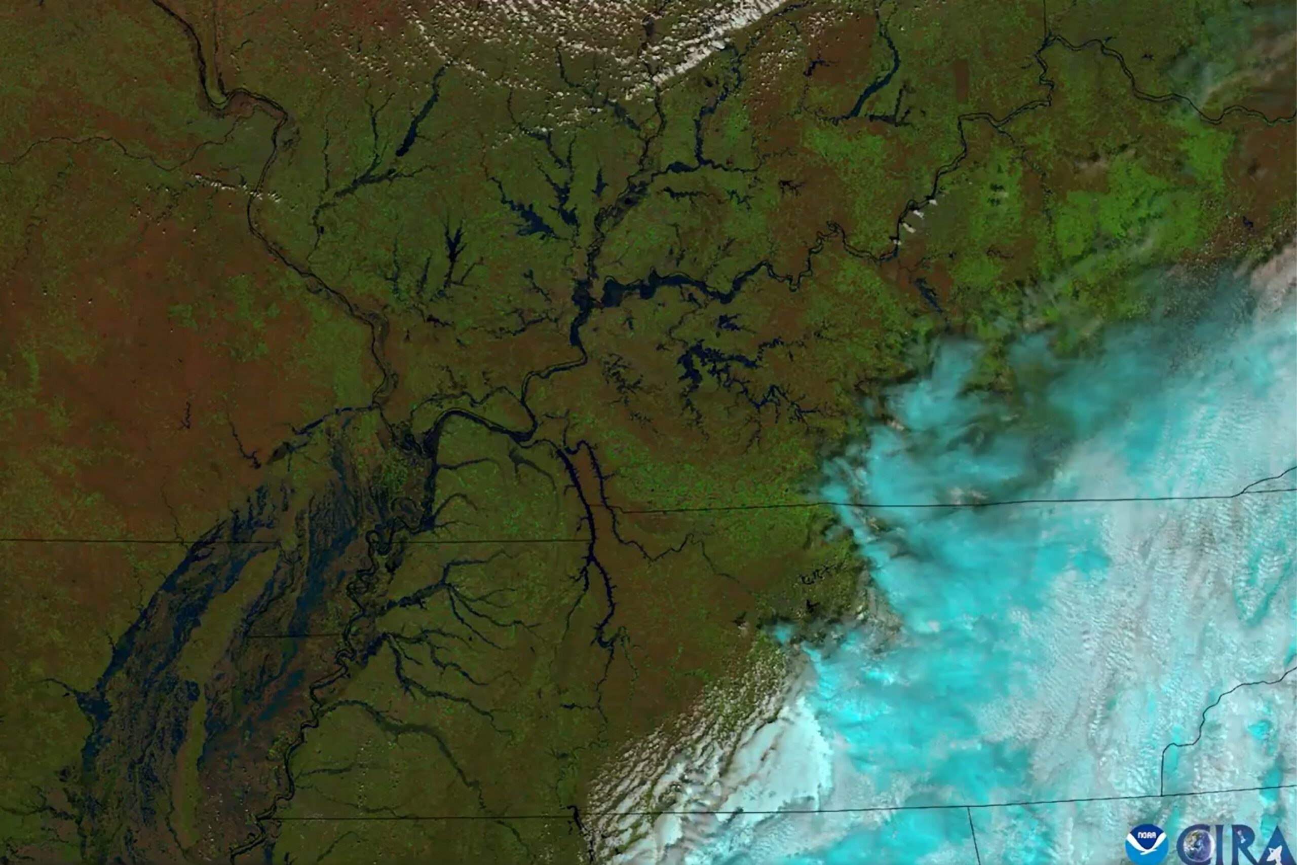 Satellite images show rivers crowded as rain causes chaos star-news.press/wp