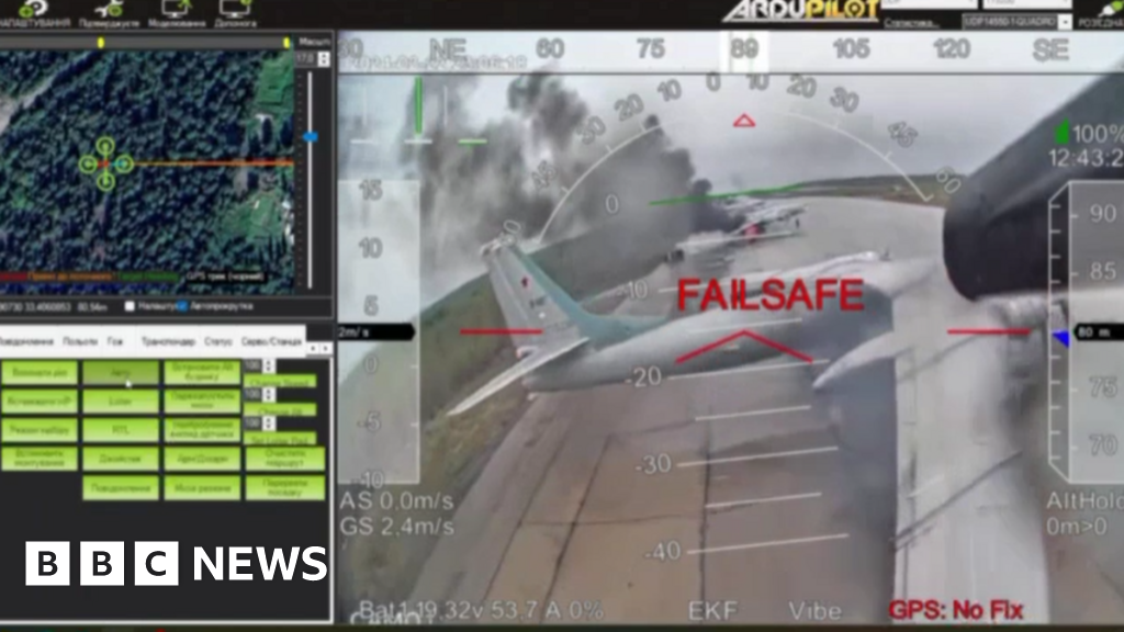 Ukraine Drons strike bombers during the main attack in Russia star-news.press/wp