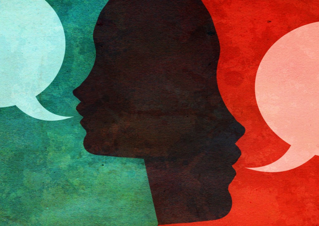 Building AI's voice that listens to everyone: transmission of learning and artificial speech at work