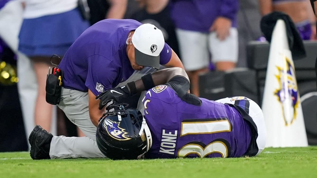 Ravens Rookie Bilhal Konfon lost the whole season after suffering a crescent knee injury star-news.press/wp