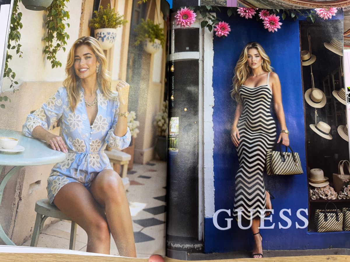 The advertisement created by AI in Vogue's AI is not only about fashion