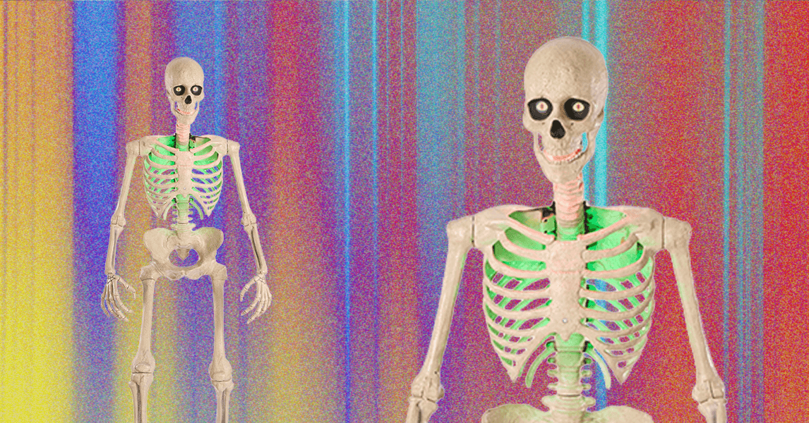 Ultra Skelly: Skelly The Squeeleton gets a high -tech version in this Halloween