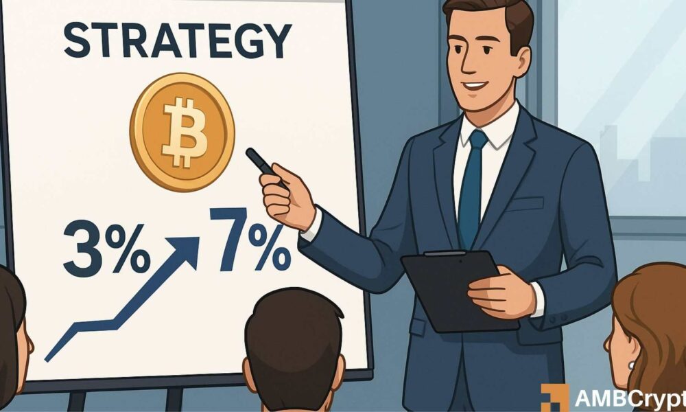Strategy with 3-7 % of Bitcoin supplies is not too much - Michael Sailor star-news.press/wp