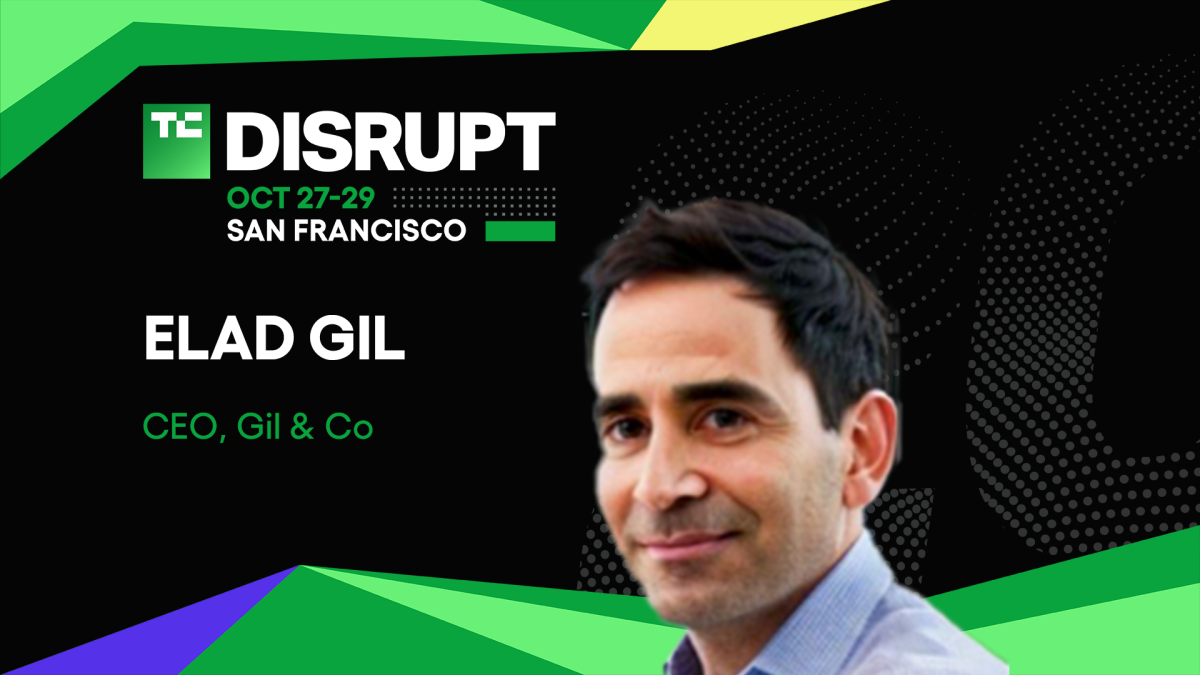 Elad Gil joins the theater in Disrupt 2025 in October