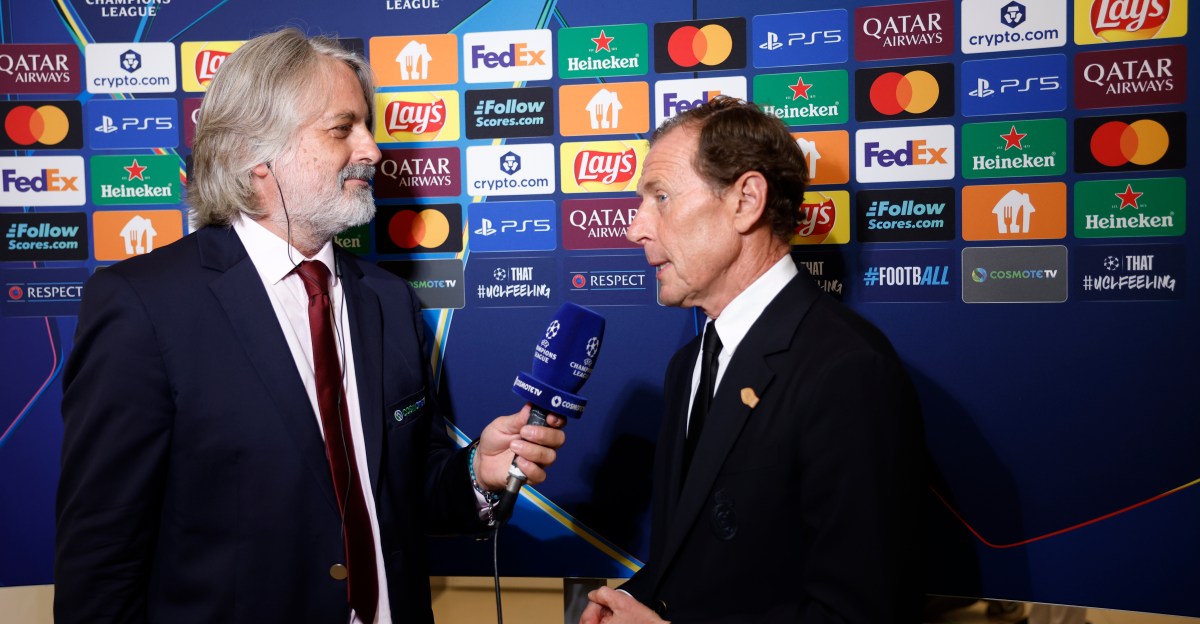 Emilio Butragueño reacts in the Real Madrid Champions League draw star-news.press/wp