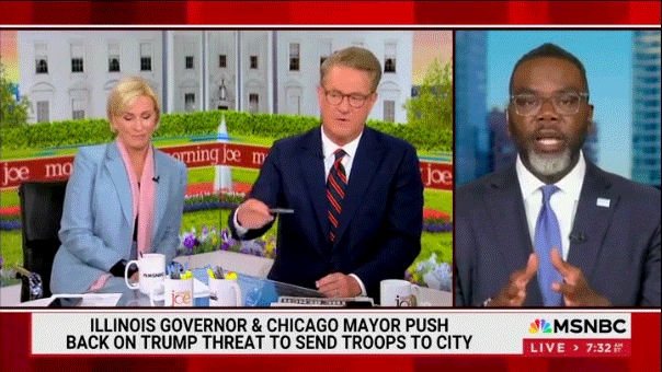 Mayor Brandon Johnson avoids MSNBC host questions about the presence of the police star-news.press/wp