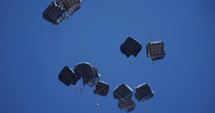 Canadian Armed Forces Airdrop Aireop Humanitistari Aid in Gaza - Watani star-news.press/wp