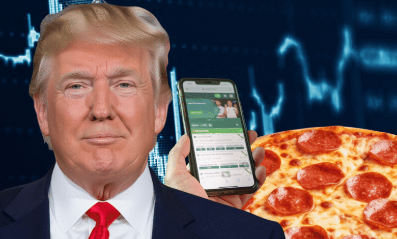 Trump's advertisement raises gossip in the market while the Pentagon Pizza Index remains flat
