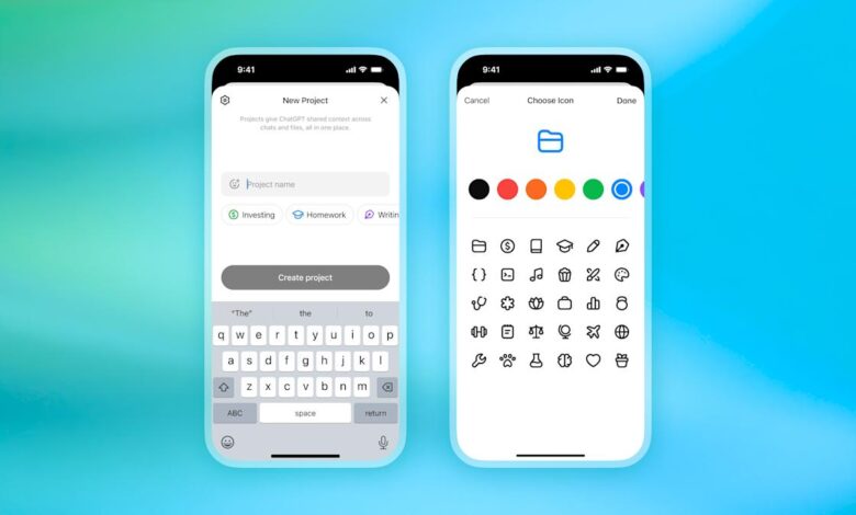 Openai introduces Chatgpt projects for free users
